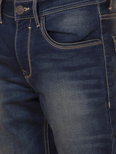 Image of Being Human Blue Slim Fit Men's Denims Clothing