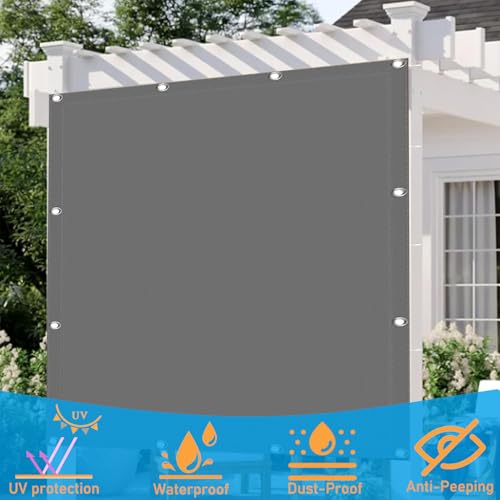 Filet d'ombrage extérieur coupe-vent pour protéger la terrasse - 3