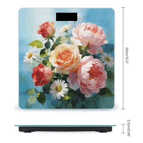 Báscula de baño digital con platforma vidrio templado miniatura 2