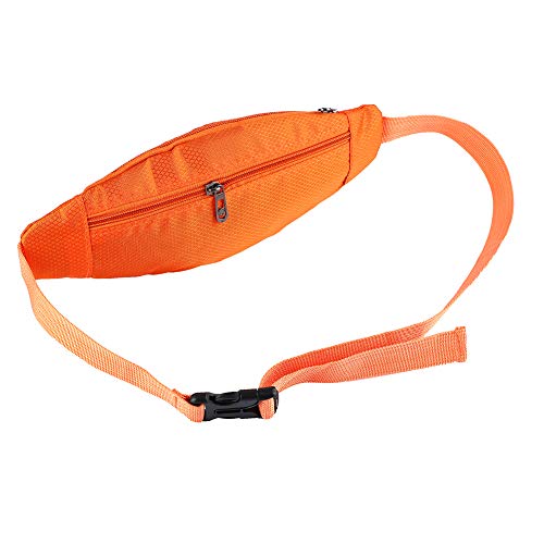 Tuzoo Lauftasche Gürteltasche Licht für Handy Radfahren Regenschirm Laufen(Orange) Cover
