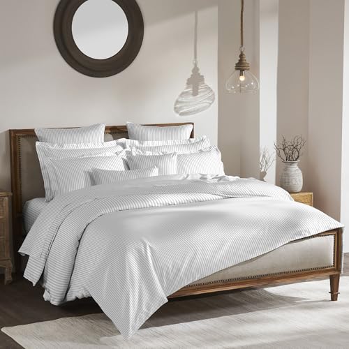 Image of MYTRIDENT Bedsheet for Double Bed, Classic King Size Bedsheet with 2 Pillow Covers, 210TC, 100% Cotton Bedsheet - Snow Flake