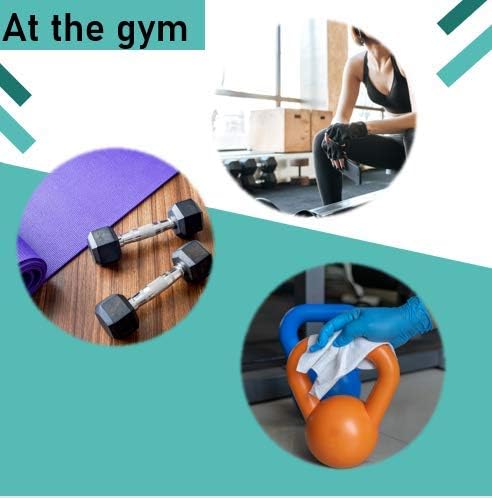 LA Fresh Wipe Away Hard Surface Cleaning Wipes 1200 Individually Wrapped 7x6" Wipes Use On Doorknobs, Table Tops, Phones, Desk