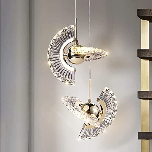 Lampe suspendue rétro acrylique et LED réglable pour balcon - 2