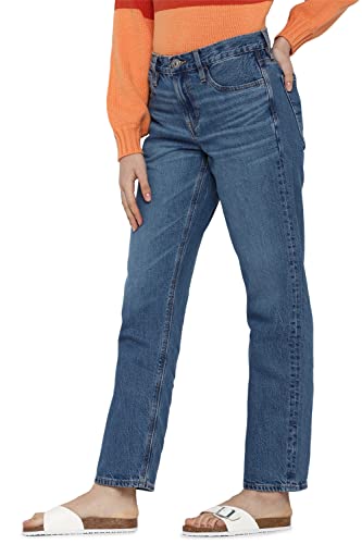 Image of American Eagle Women Blue High Rise Ex-Boyfriend Jeans