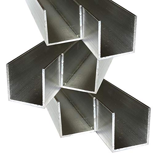 Produktbild Hofmann & Pabst Profil Alu U-Profil 35 x 35 x 35 x 2 mm Aluprofil Abdeckprofil Aluminium (Alu U-Profil 35x35x35x2mm; 100cm), U-Profil; pressblank; Legierung: AlMgSi0,5; Alu U-Profil 100 cm