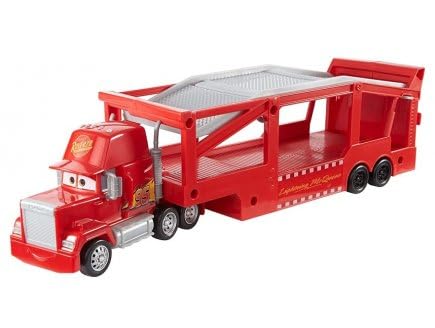 cavernedesjouets pour Cars : Grand Camion Mack 33 cm avec Rampe - vehicule Transporteur 12 Voitures (Non incluses) - pour Cars Collection - Set Jouet + 1 Carte Tigre