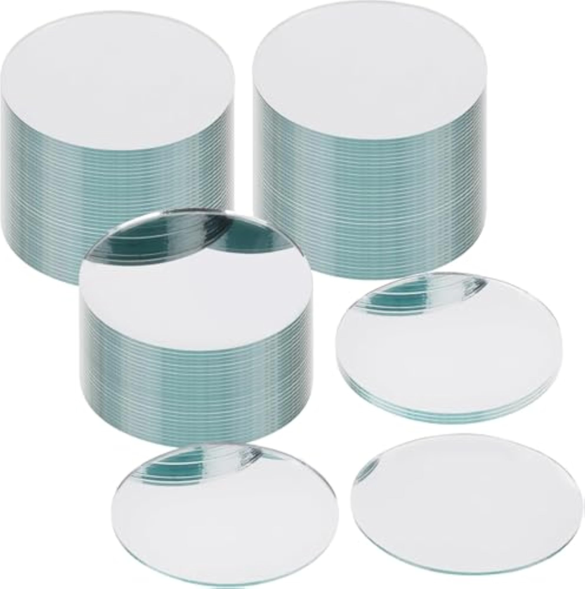 Acrylic Round Mirror, 3 inches, Pack of 15