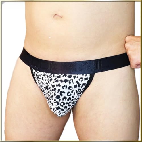 Men's Jock Strap Sexy Athletic Supporters Jockstarp Leopard Snake Thong Bold Comfortable2