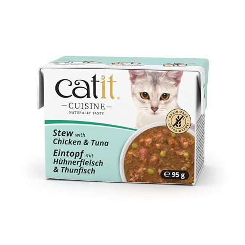 Produktbild von Catit Cuisine Eintopf mit Huhn und Thunfisch - 12 x 95 g