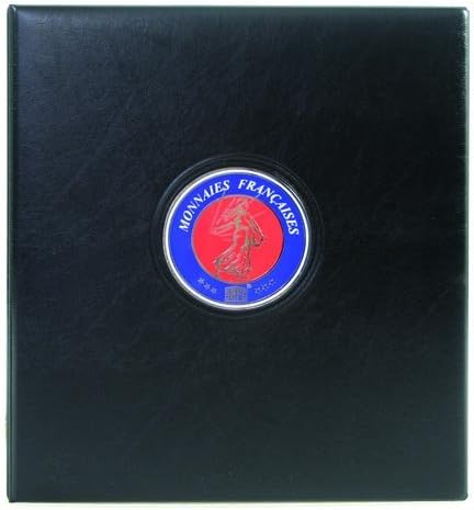 SAFE 7348 Premium coin album "France Universal" with 5 coin sheets for 122 Frenchmen. Franks of different diameters