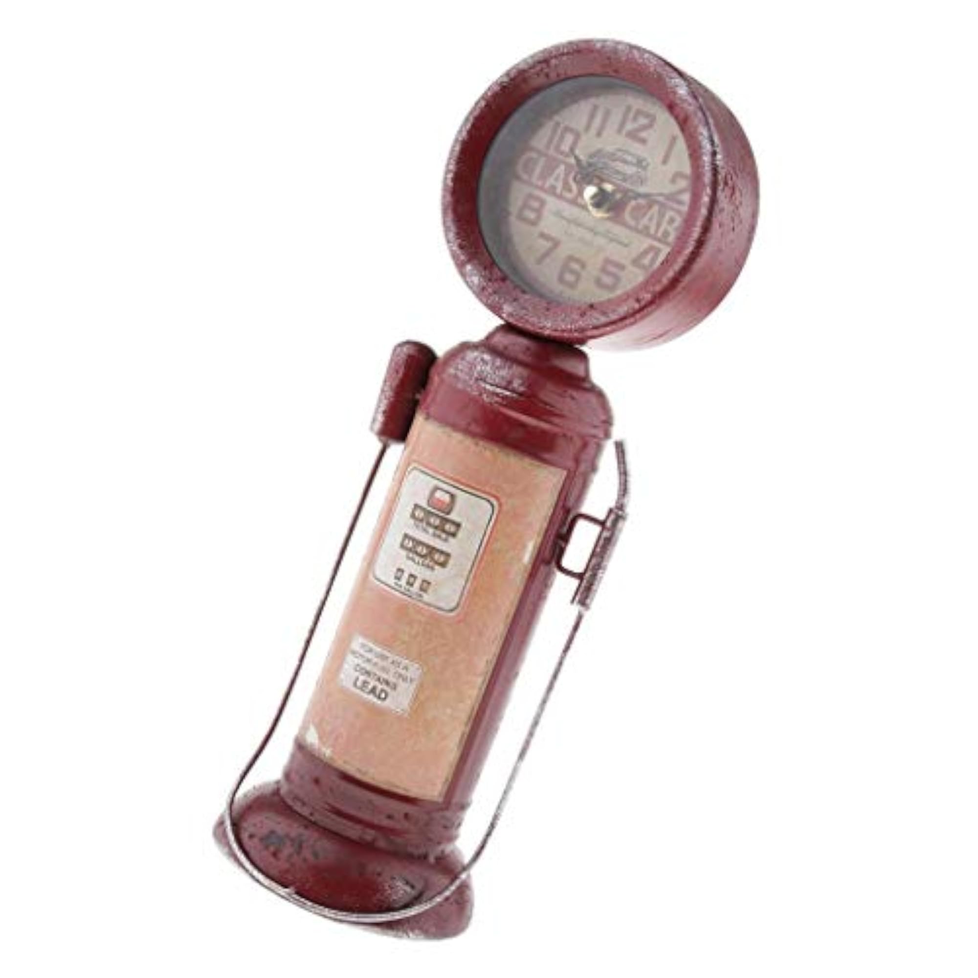 Creative Retro Clock for Home Decor, Red
