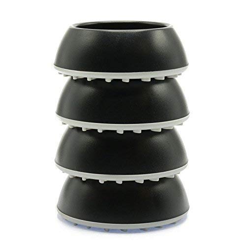 Vmaisi 4 Pack Wall Cups for Baby Gates - Black