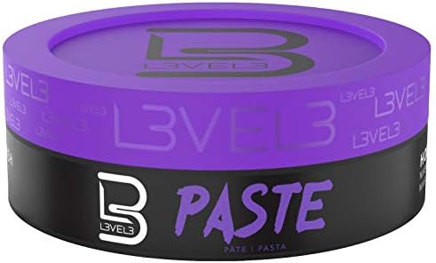 L3 Level 3 Paste - Long-Lasting Hold - Improves Hair Strength and Volume - Protects Against Damage - Men's Styling Product (150 ML)