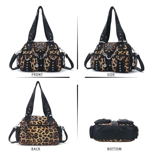 Image of Angel Kiss Small Purse Handbag for Women Crossbody and Shoulder Bags Multipocket Soft Hobo Purses