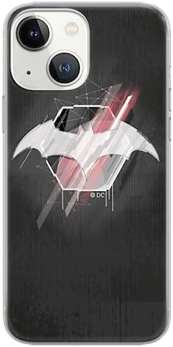 ERT GROUP mobile phone case for Iphone 13 original and officially Licensed DC pattern Batman 002 optimally adapted to the shape of the mobile phone, case made of TPU
