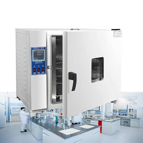 ZXINXIN Horno de Secado Laboratorio, por convección Aire Forzado para a Temperatura Constante Control Laboratorio Industrial con Velocidad del Ventilador Ajustable 0S