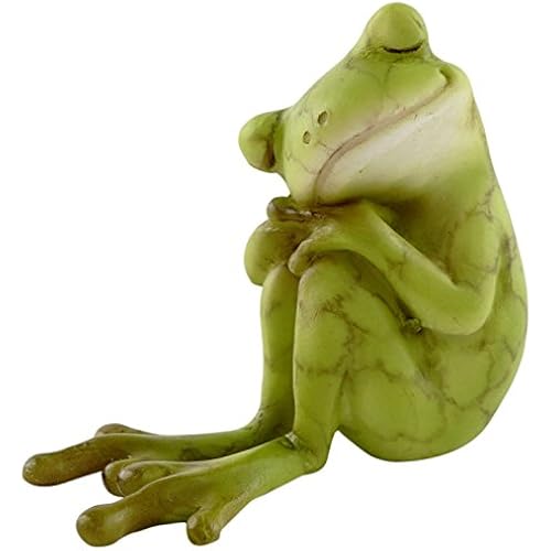 Top Collection Miniature Fairy Garden and Terrarium Statue, Frog Resting