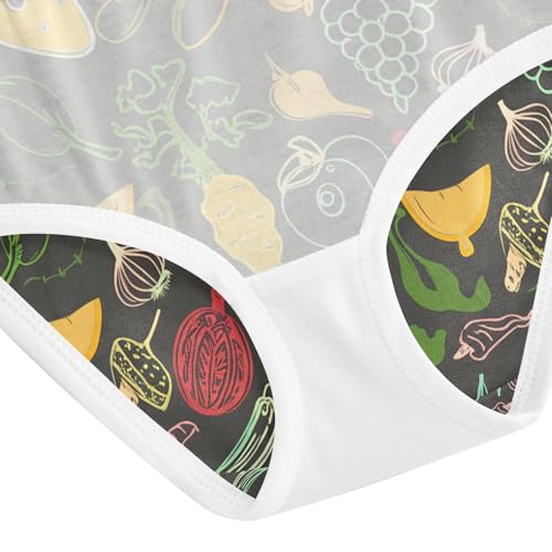 Colorful Line Drawings Fruits Toddler Girls's Underwear 2T 202c1221 5