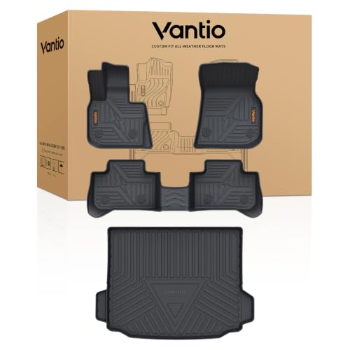 Image of Floor Mats for 2018-2024 BMW X3, Custom Fit All Weather TPE Floor Liners with Rear Cargo Mat, Waterproof, Anti-Slip, Full Coverage Interior Protection