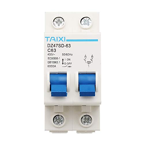 CocinaCo TAIXIÂ® DZ47SD-63 63A 50Hz/60Hz Circuit Breaker Dual Power Manual Transfer Switch