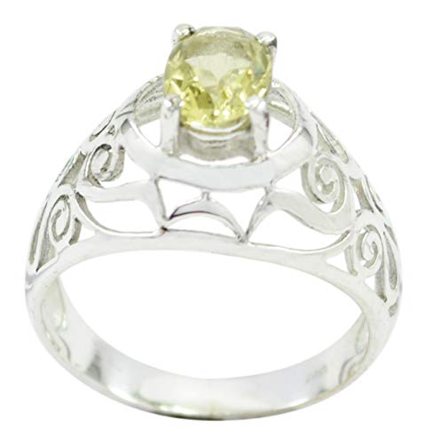 Cadeau bague jaune argent 925 élégant pour un souvenir RIYO