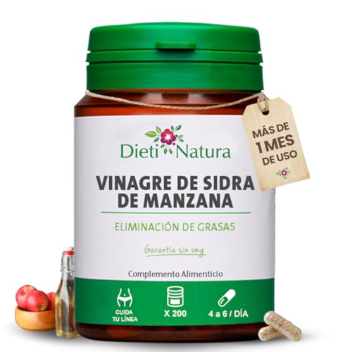 Dieti Natura Vinagre de Sidra de Manzana 200 Cápsulas de