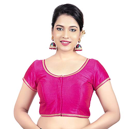 Image of Biyu Being With You Women's Art Silk Saree Blouse