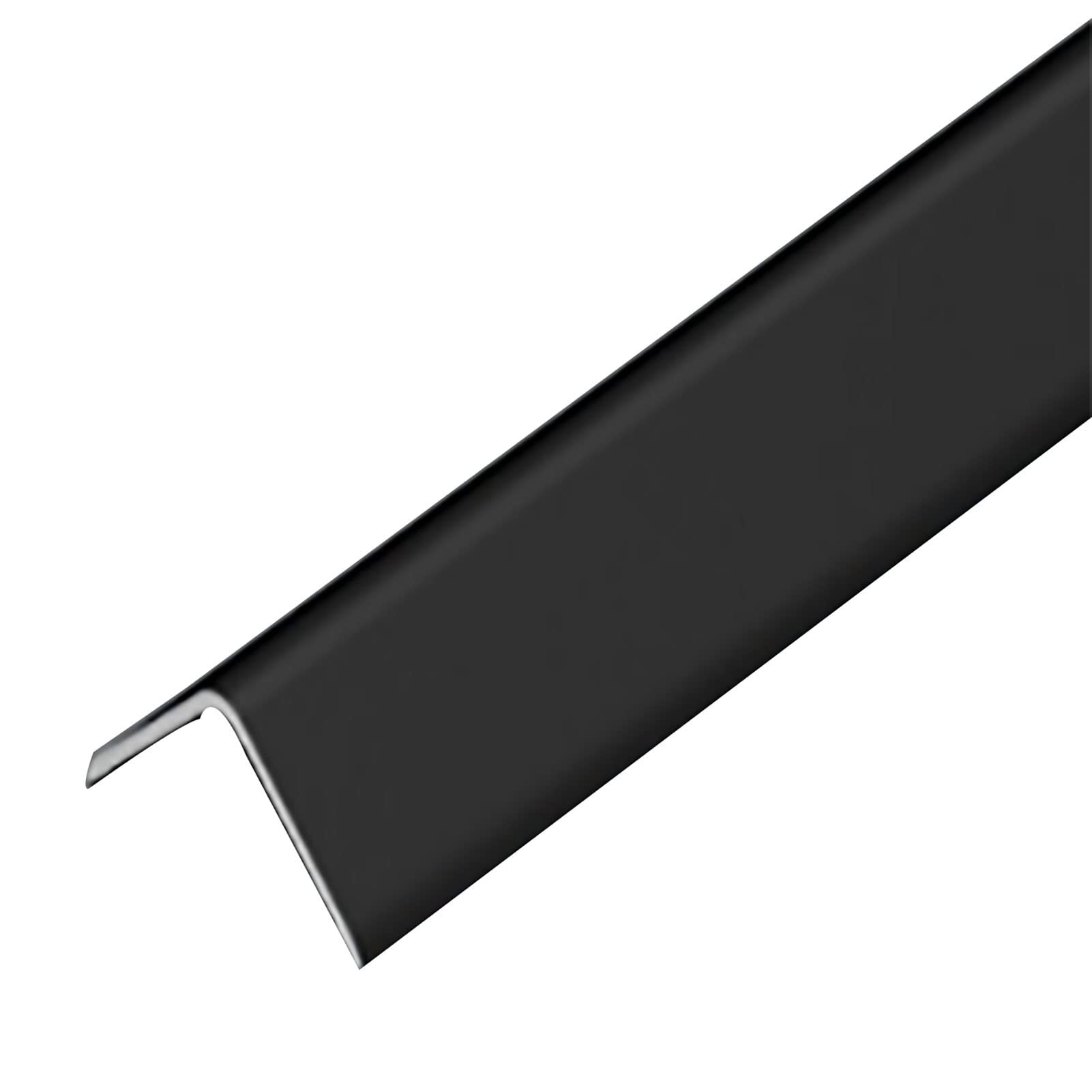 Protectores de Esquinas, Protector de Esquinas 80/100/135/150 cm Largo for Proteger o Reparar Pared, fácil Instalar(Black 1.5cm,1.35m)