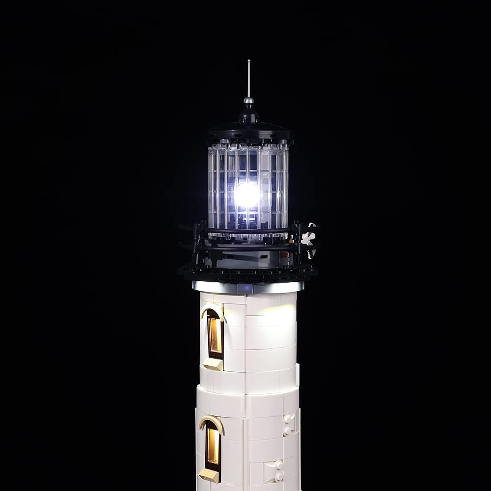 Kyglaring LED Light Kit Compatible with Lego 21335 Set, Lighting Accessories for Home Ideas Motorized Lighthouse, Lights Only (Model Not Included), RC Version.