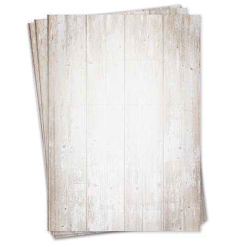 Briefpapier Set Holz Motiv I 50 Blatt 90 g/m² DIN A4 I stilvolles Schreibpapier vielseitig verwendbar braun beige natur I Geburtstag Urkunde Speisekarte I dv522 Briefpapier Set Holz Motiv I 50 Blatt 90 g/m² DIN A4 I stilvolles Schreibpapier vielseitig verwendbar braun beige natur I Geburtstag Urkunde Speisekarte I dv522