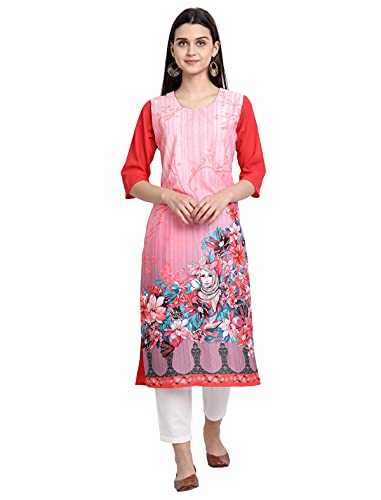 Image of Women's Crepe Regular Kurta
