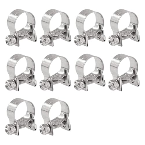 Abrazaderas manguera ajustables 11-13mm para solucionar fugas de agua en tuberías