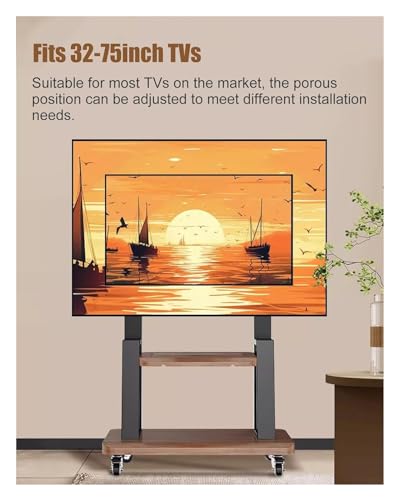 Soporte móvil para TV ajustable con ruedas miniatura 3