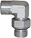 Dixon 1-14 CARBON STL MALE FLAT FACE X 7/8 MALE SAE O