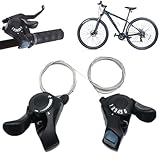 Desviador de engranajes para bicicletas, cambio de velocidad para bicicletas | Transformador de velocidad de ciclismo dividido de 3 velocidades y 7 velocidades - Transformador de velocidad izquierda d