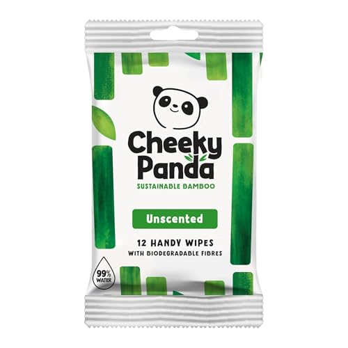 The Cheeky Panda Mini Lingettes Voyage | 12 Lingettes Humides à b...
