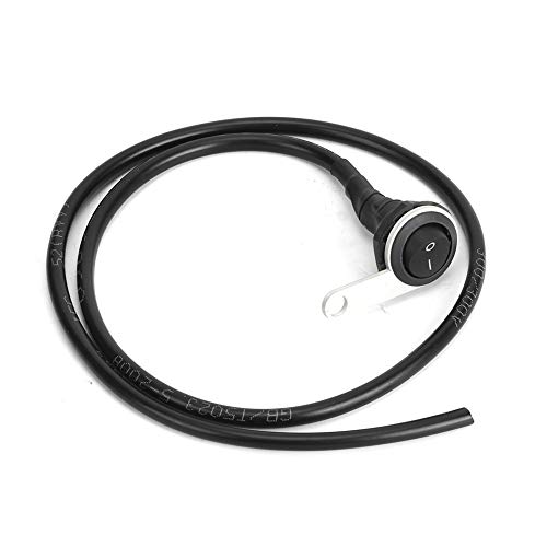 Przełącznik motocykla, Akozon 22 mm wodoodporny przycisk kierownicy/elektryczny przełącznik kołyskowy kierownica przełącznik światła