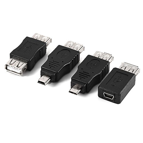 Zerone USB OTG Micro Mini USB2.0 Male to Female Adapter, Multiple F/M USB Coupler Connector Set Support Data Transmission and Charging, Pack of 12 Pcs - Thumbnail 6