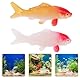 TOYANDONA 2 Mini-Koi-Fisch-Ornamente – Schwimmende Goldfisch-Dekoration Aus Kunststoff Für Aquarien Mikrolandschaften Puppenhausteiche Wasserszenen-Simulationen Und Aquarium-Zubehör