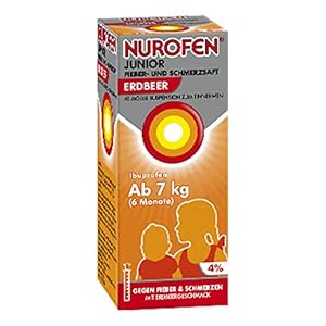 Nurofen Junior Fieber- und Schmerzsaft Erdbeer