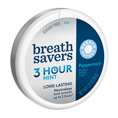Breath Savers Peppermint Sugar Free Breath Mints, Mint Candy, 8 Count ( Pack Of 1 ) #TOP2