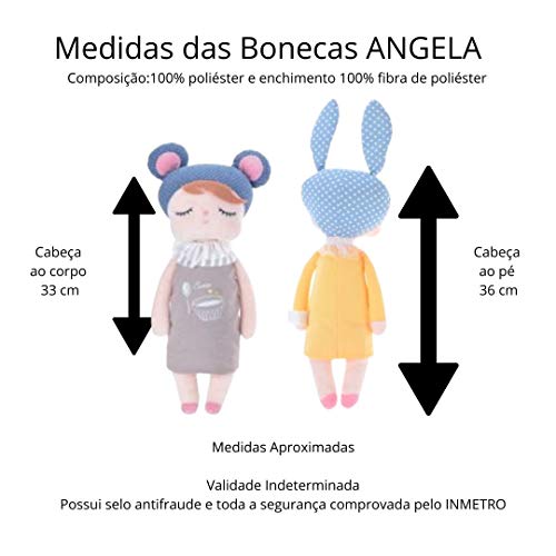 Boneca metoo angela bailarina vermelha 33cm, Metoo, Vermelha, 35 Cm