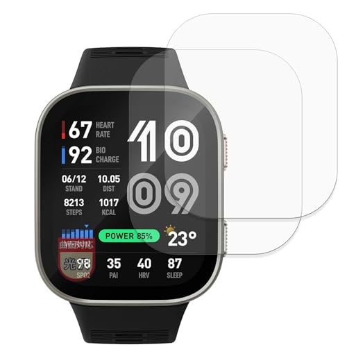 MotoMoto �t�B���� Amazfit Bip Max (2���Z�b�g) �p �ȖʑΉ� �ی�t�B���� ���ȏC���ޗ� �������Ŕ����� ���{��