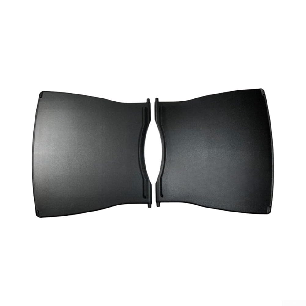 Tavolo Laterale Griglia Compatibile per weber per Q Series Nero(2PCS)