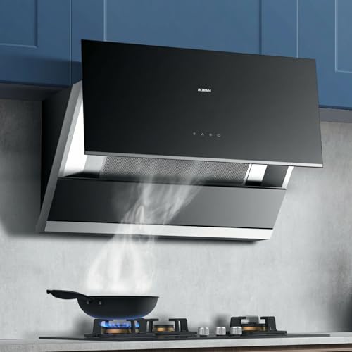 ROBAM Under Cabinet Range Hood 30" R-Max, 850 CFM Vent Hood with Touch Control, Ducted Tempered Glass & Stainless Steel Side-Draft Design Exhaust Hood for Modern Kitchen