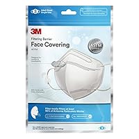 3M Filtering Barrier Face Covering, Good For Crowded Places, Helps Reduce Airborne Particulate Exposure, AFFM-3, One Size, 3 Pack