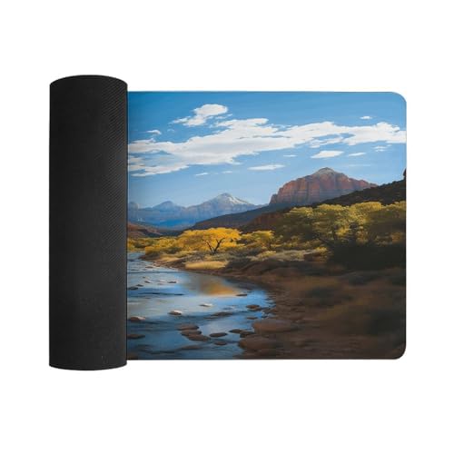 Zion National Park Desk Pad con Base de Goma Antideslizante miniatura 3
