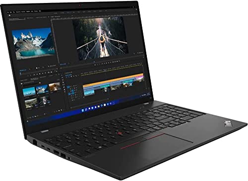 Image of Lenovo ThinkPad T16 Business Laptop (16 inch FHD+, AMD Ryzen 5 PRO 6650U, 16GB DDR5 RAM, 512GB SSD, 6-Core (Beat i7-1250U)), Fingerprint, Backlit, FHD Webcam, IST HDMI, 3-Yr Warranty, Win 11 Pro, Black