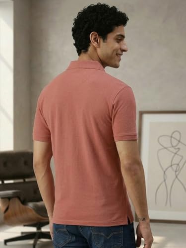 Image of Lux Cozi Men's Polo T-Shirt Regular Fit Half Sleeves with Pocket | Cotton Blend Polo Neck Collar T-Shirt for Men | Casual, Office Comfortable Breathable T-Shirt | Stylish Plain Tee
