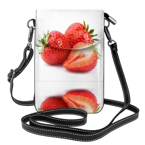 Sac à bandoulière imprimé fraise pour vos voyages et sorties estivales